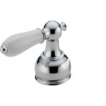 DELTA H212 SMALL TRADITIONAL HANDLES W/PORCELAIN ACCENT 