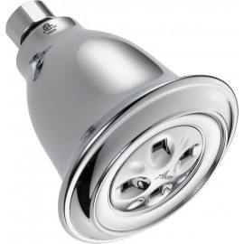 DELTA 52659-PK Traditional Style Fluidics Shower Head, Chrome, 2.0 gpm 