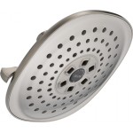 DELTA 52686 3 SETTING H2OKINETICS CONTEMPORARY RAINCAN SHOWERHEAD