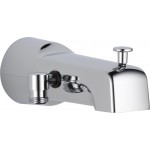 DELTA U1010-PK 6 1/2 INCH ADD-A-SHOWER DIVERTER TUB SPOUT-1/2 OR 3/4" CONN 