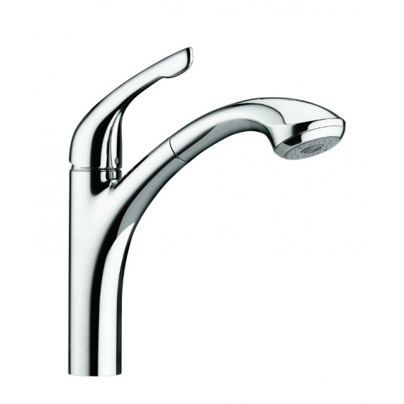 Hansgrohe 04076-1 Allegro Single Hole Kitchen Faucet Low Flow