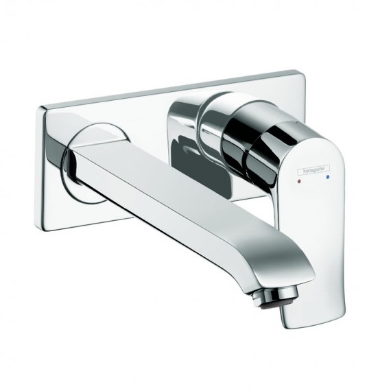 HANSGROHE METRIS E WALL MOUNTED SINGLE HANDLE FAUCET 