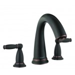 Hansgrohe 06120-0 Trim 3 Hole Tub Filler Swing Lever Handle