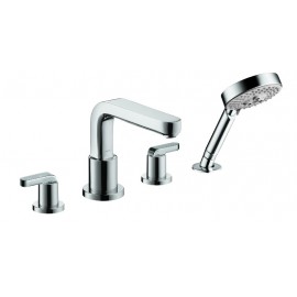 HANSGROHE METRIS S 4-HOLE ROMAN TUB SET - LEVER 