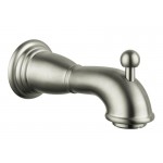 HANSGROHE RETROAKTIV TUB SPOUT WITH DIVERTER, WALL MOUNTED, 