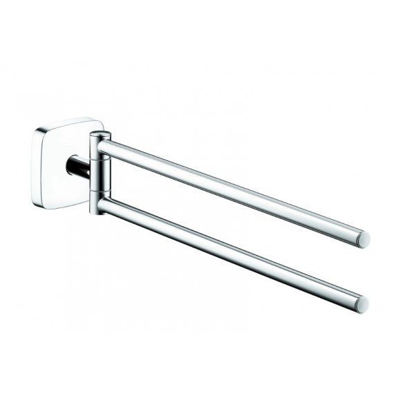 HANSGROHE PURAVIDA TWIN BAR TOWEL HOLDER 