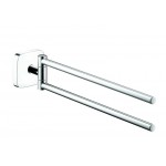 HANSGROHE PURAVIDA TWIN BAR TOWEL HOLDER 