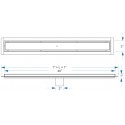 Virta Linear Drain Tile Flange