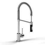 Riobel BI201SSBK Bistro tall kitchen faucet with spray