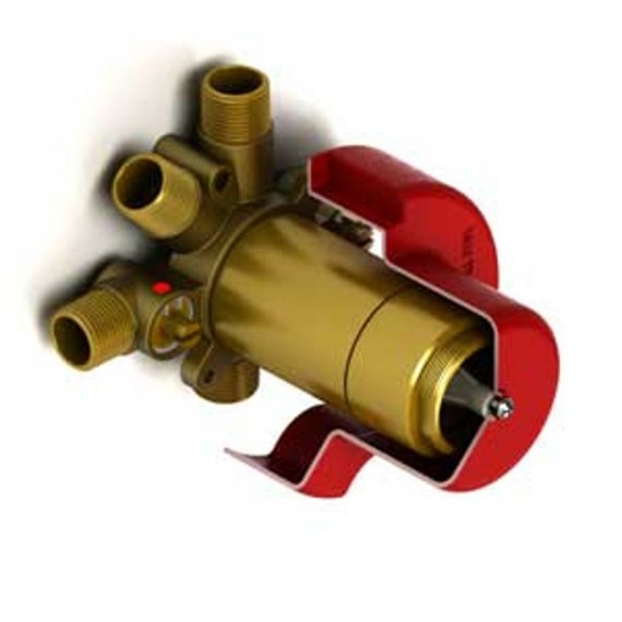 Riobel R45 3-way Type TP thermostaticpressure balance coaxial valve rough without cartridge