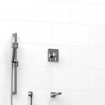 Riobel KIT1223MZ 0.5 2-way Type TP thermostaticpressure balance coaxial system with spout and hand shower rail