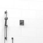 Riobel KIT123CSTQ 0.5 2-way Type TP thermostaticpressure balance coaxial system with hand shower rail