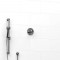 Riobel Edge KIT123EDTM 0.5 2-way Type TP thermostaticpressure balance coaxial system with hand shower rail