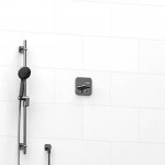 Riobel Salome KIT123SA 0.5 2-way Type TP thermostaticpressure balance coaxial system with hand shower rail