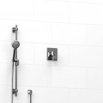 Riobel Zendo KIT123ZOTQ 0.5 2-way Type TP thermostaticpressure balance coaxial system with hand shower rail