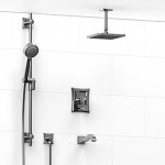 Riobel Eiffel KIT1345EF Type TP thermostaticpressure balance 0.5 coaxial 3-way system with hand shower rail shower head and spou