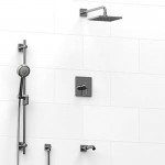 Riobel Pallace KIT1345PATQ Type TP thermostaticpressure balance 0.5 coaxial 3-way system with hand shower rail shower head and s