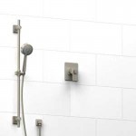 Riobel Zendo KIT143ZOTQ Type TP thermostaticpressure balance 0.5 coaxiale system with hand shower rail