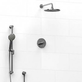 Riobel KIT1623 Type TP thermostaticpressure balance 0.5 coaxial system with hand shower rail and shower head