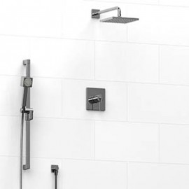 Riobel KIT1723 Type TP thermostaticpressure balance 0.5 coaxial thermostatic system with hand shower rail and shower head