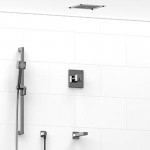 Riobel KIT2945 Type TP thermostaticpressure balance 0.5 coaxial 3-way system with hand shower rail shower head and spout