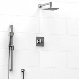 Riobel KIT3023 Type TP thermostaticpressure balance 0.5 coaxial 2-way system with hand shower and shower head