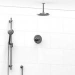 Riobel KIT323ATOP Type TP thermostaticpressure balance 0.5 coaxial 2-way system with hand shower and shower head