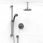 Riobel KIT323FI Type TP thermostaticpressure balance 0.5 coaxial 2-way system with hand shower and shower head