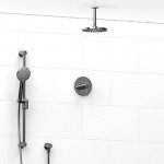 Riobel KIT323GS Type TP thermostaticpressure balance 0.5 coaxial 2-way system with hand shower and shower head