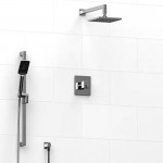 Riobel KIT323KSTQ Type TP thermostaticpressure balance 0.5 coaxial 2-way system with hand shower and shower head