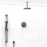 Riobel Riu KIT323RUTM Type TP thermostaticpressure balance 0.5 coaxial 2-way system with hand shower and shower head