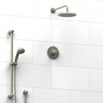 Riobel KIT343CS Type TP thermostaticpressure balance 0.5 coaxial system with hand shower rail and shower head