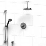 Riobel KIT343FM Type TP thermostaticpressure balance 0.5 coaxial system with hand shower rail and shower head