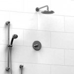 Riobel KIT343FM Type TP thermostaticpressure balance 0.5 coaxial system with hand shower rail and shower head