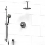 Riobel Pallace KIT343PATM Type TP thermostaticpressure balance 0.5 coaxial system with hand shower rail and shower head