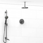 Riobel KIT6323VSTM Type TP thermostaticpressure balance 0.5 coaxial 2-way system hand shower rail with built-in elbow supply ...