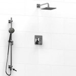 Riobel Zendo KIT6323ZOTQ Type TP thermostaticpressure balance 0.5 coaxial 2-way system hand shower rail with built-in elbow supp