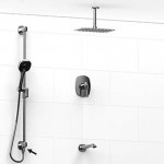 Riobel Venty KIT6445VY Type TP thermostaticpressure balance 0.5 coaxial 3-way system hand shower rail with built-in elbow supply