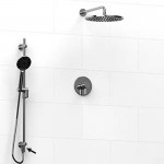 Riobel KIT7123 Type TP thermostaticpressure balance 0.5 coaxial 2-way system hand shower rail with built-in elbow supply and ...