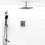 Riobel KIT7623 Type TP thermostaticpressure balance 0.5 coaxial 2-way system hand shower rail with built-in elbow supply and ...