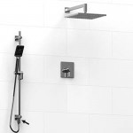 Riobel KIT7623 Type TP thermostaticpressure balance 0.5 coaxial 2-way system hand shower rail with built-in elbow supply and ...