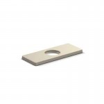 Riobel 5604 4 center rectangular deck plate