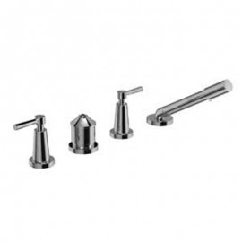 Riobel Pallace PA15L 4 piece deck-mount tub filler without spout