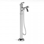 Riobel TAT33 Floor-mount tub filler with hand shower trim