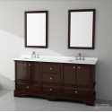 Virta 72 Inch Charm Floor Mount Double Sink Vanity