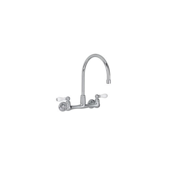 American Standard Heritage High-Arc Wall Mt W Porc Hndls - 7293252