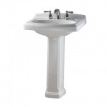 American Standard Portsmth Ped Sink 4 Ctrs - 0555401