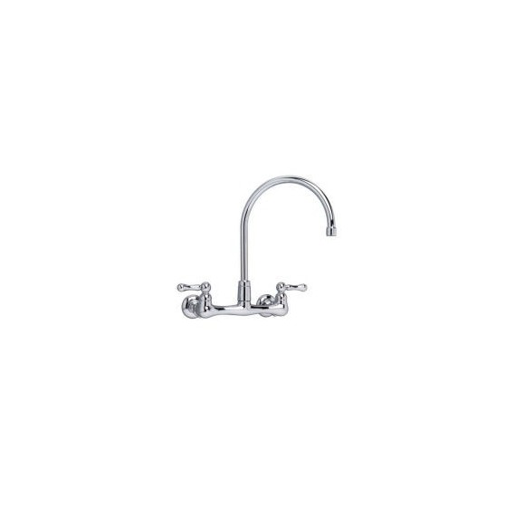 American Standard WM Sink Metal Lev Hdl Gooseneck Spt - 7293152