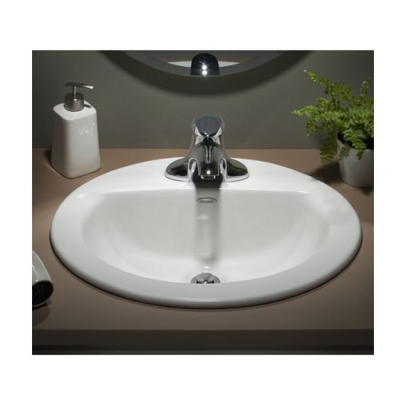 American Standard Colony C-Top China Sink 4 In Ctrs - 0346403
