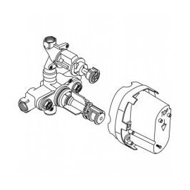 American Standard 34 2 Hdl Thermostat Rough Valve A4215 - R540